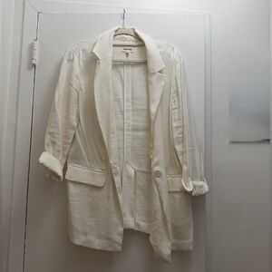 Open Edit White Blazer